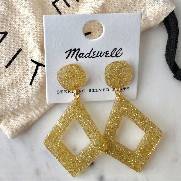 Madewell Diamond-Shaped Statement Earrings - Picture 5 of 8